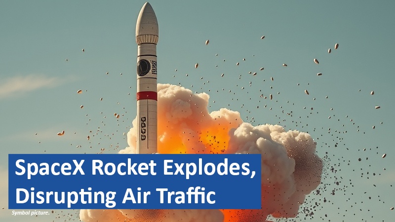 SpaceX Rocket Explodes, Disrupting Air Traffic