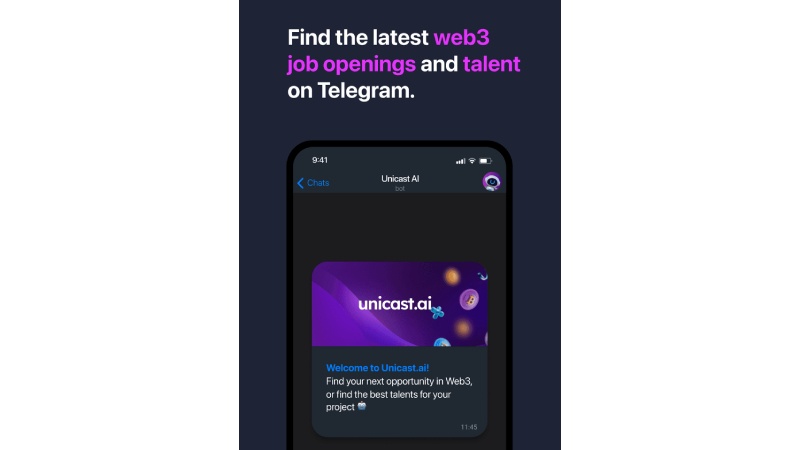 Unicast AI – The first Web3 Job Platform on Telegram announces the launch of AI Agent Job Bots after 4 months of rapid growth