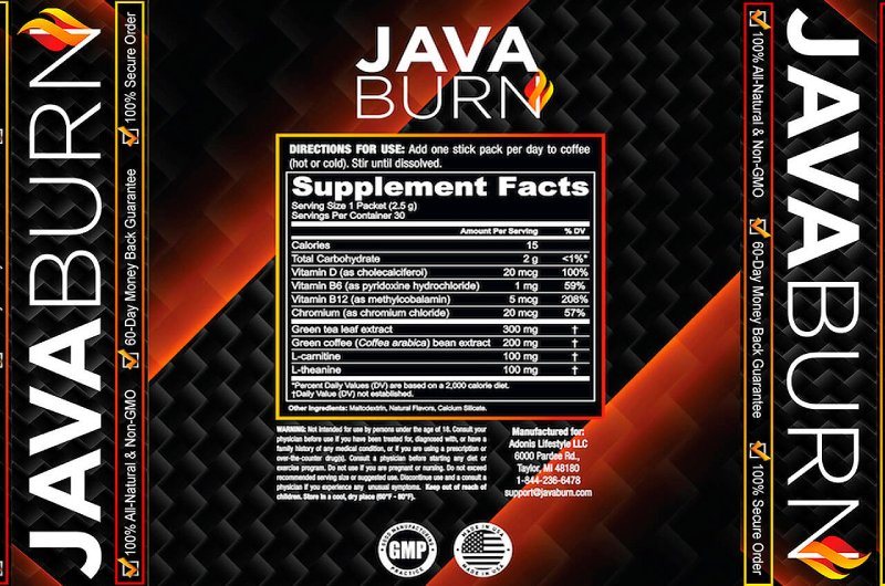 What are the ingredients in Java Burn?