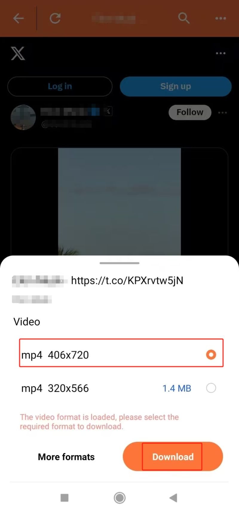 Ways to Cut and Convert Twitter Videos to MP4: Using Mobile Apps: Video Converters for Mobile - iFlyTube Video Downloader (Android)