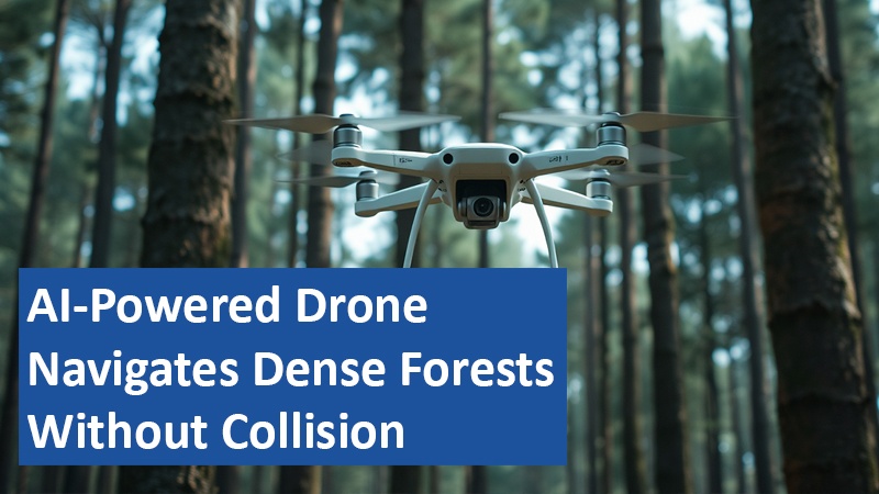 AI-Powered Drone Navigates Dense Forests Without Collision