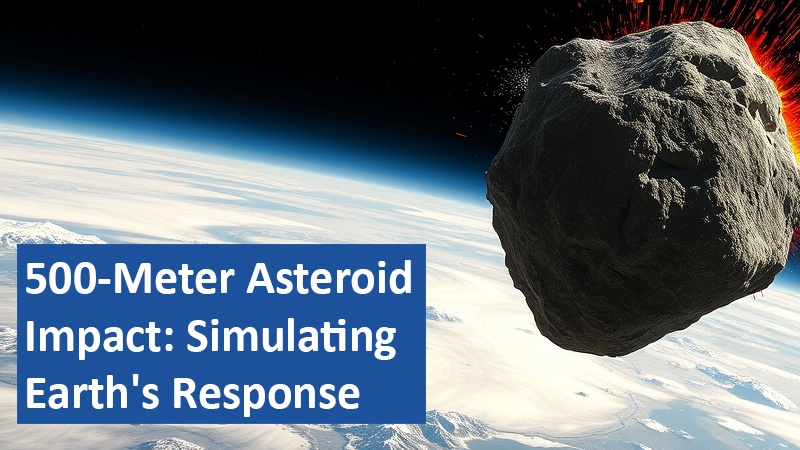 500-Meter Asteroid Impact: Simulating Earth's Response