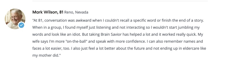 Brain Savior Customer Reviews: What Customers Are Saying,  Mark