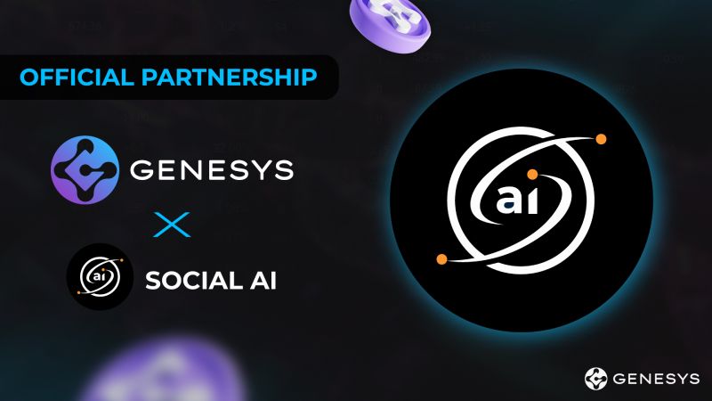 Genesys Network and Social AI Announce Strategic Partnership to Drive AI Innovation on Blockchain