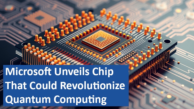 Microsoft Unveils Chip That Could Revolutionize Quantum Computing