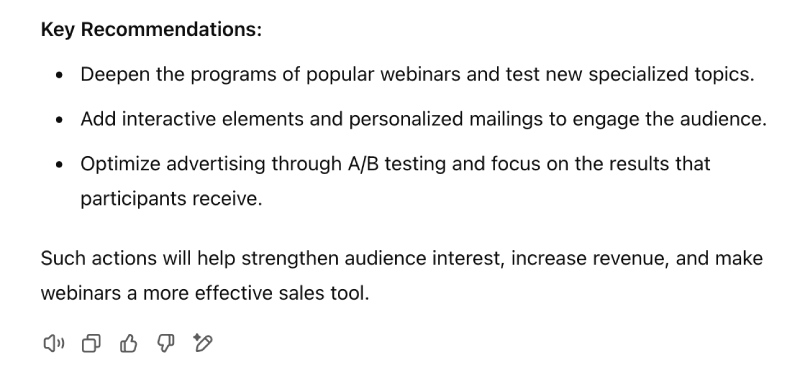 Step 3: Data Visualization and Summarizing Findings - Generic marketing recommendations 