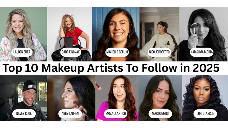 Top 10 Makeup Artists To Follow in 2025