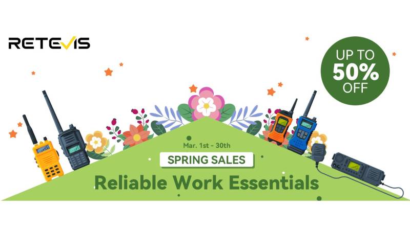 Reliable Work Essentials: RETEVIS Spring Sales