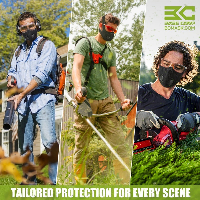 Elevating Safety & Efficiency Outdoors: The Definitive Guide to Respiratory Protection with BASE CAMP M Pro Dust Mask - From leaf blowing to hedge trimming