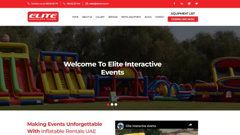 Inflatable Rentals Dubai: Best Bouncy Castles & Slides for Events